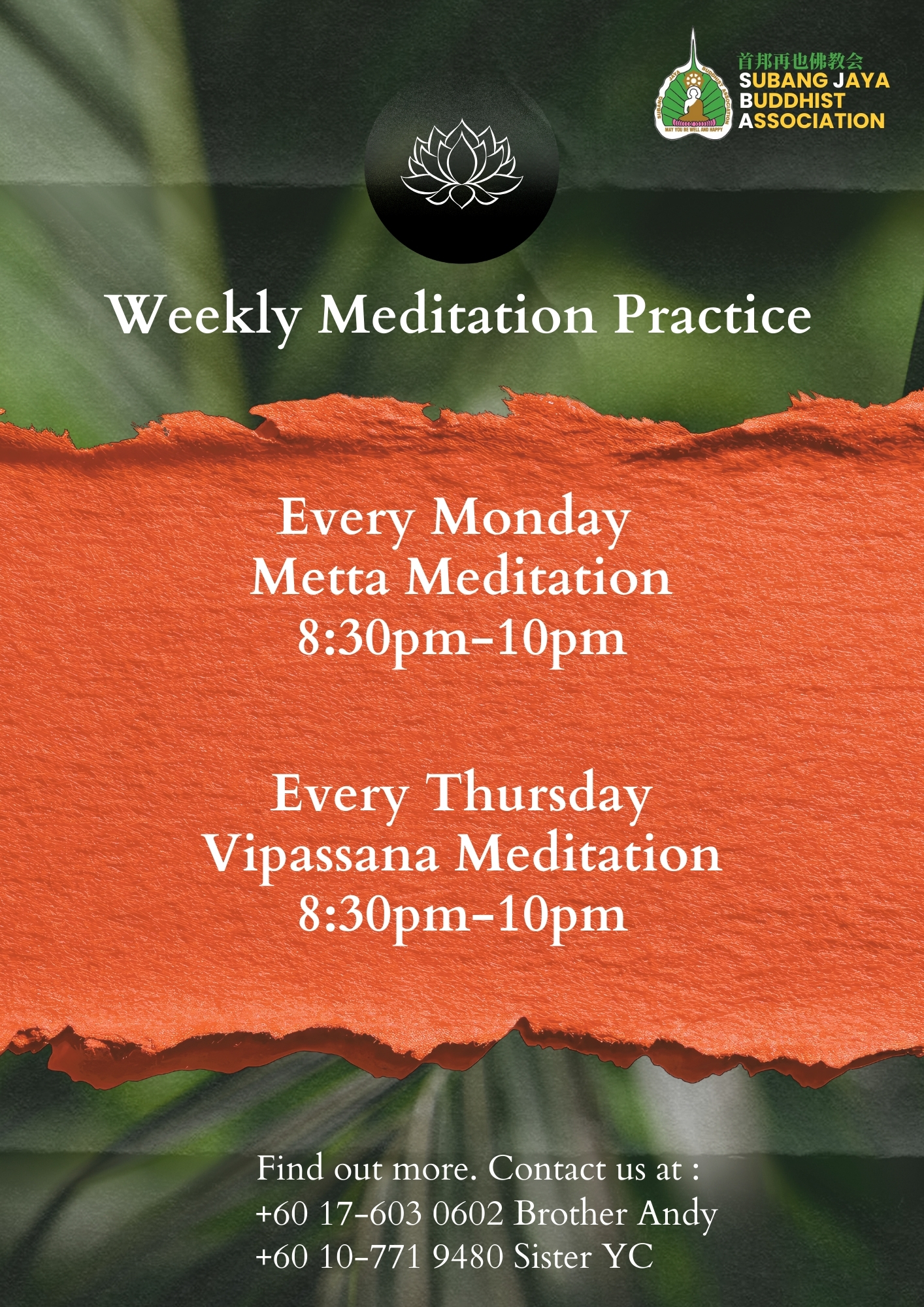 SJBA Weekly Meditation Practice